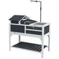 Tortoise Enclosure with Adjustable Lamp Holder and Storage Shelf – Gray / 1060x600x180 mm