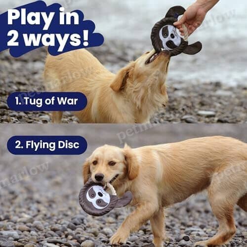 Toss and Throw Tug Toy, Eco-Friendly Indestructible Dog Toys – view 2