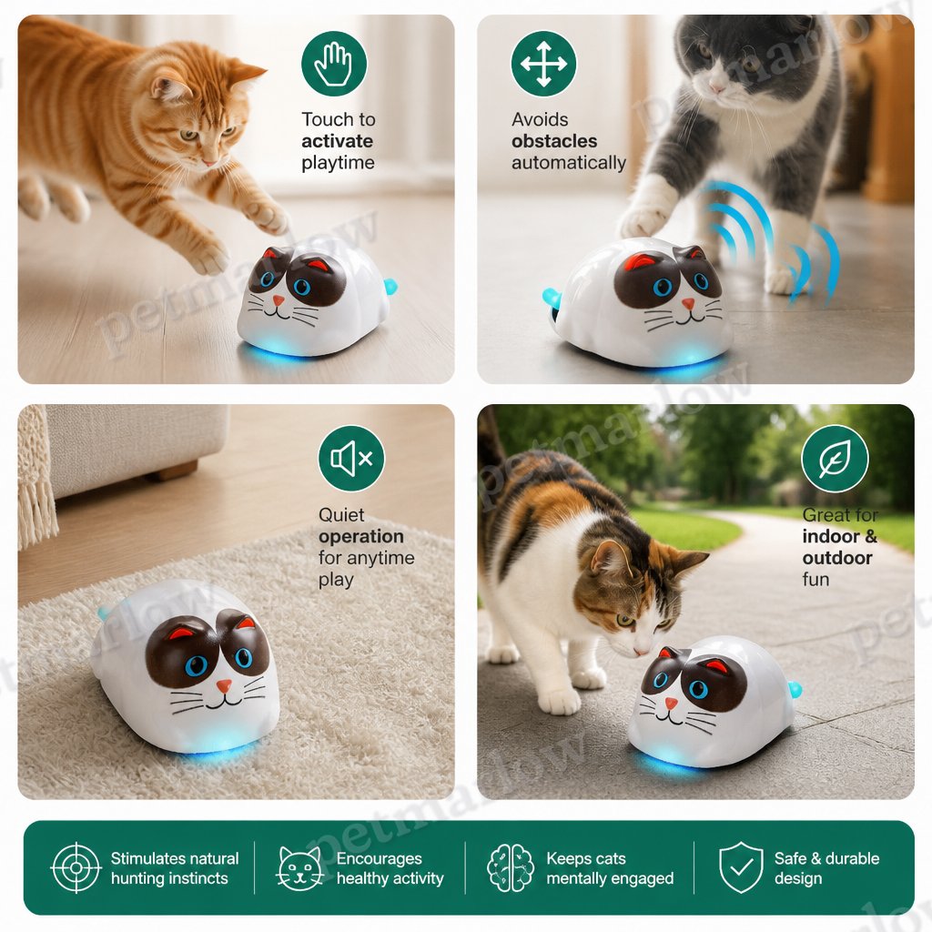 Touch-Activated Smart Cat Robot Toy – view 4