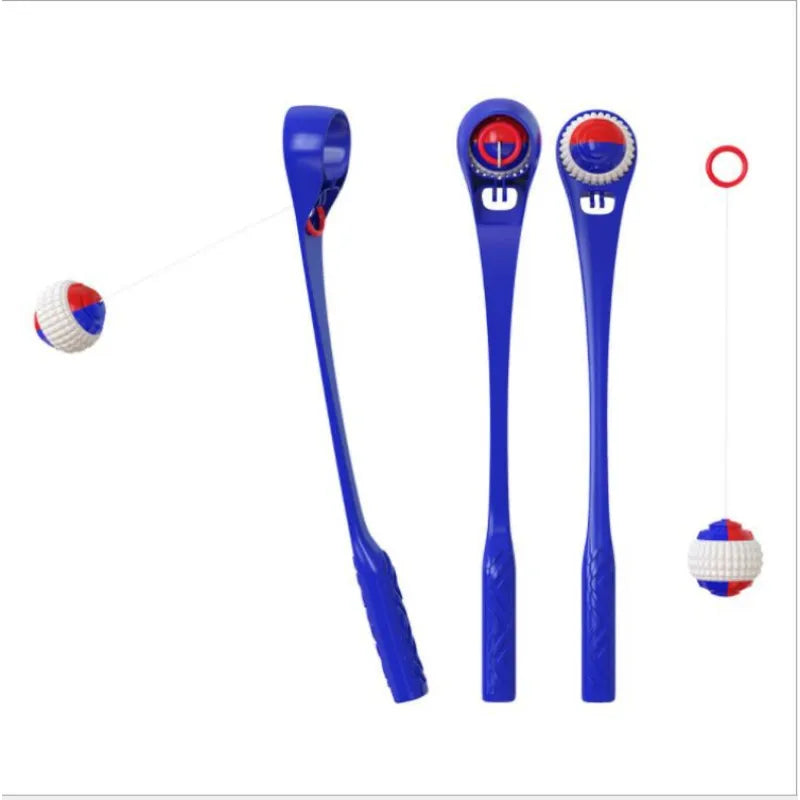 Toys with Ball and String – Interactive Throwing Kit for Children – Blue