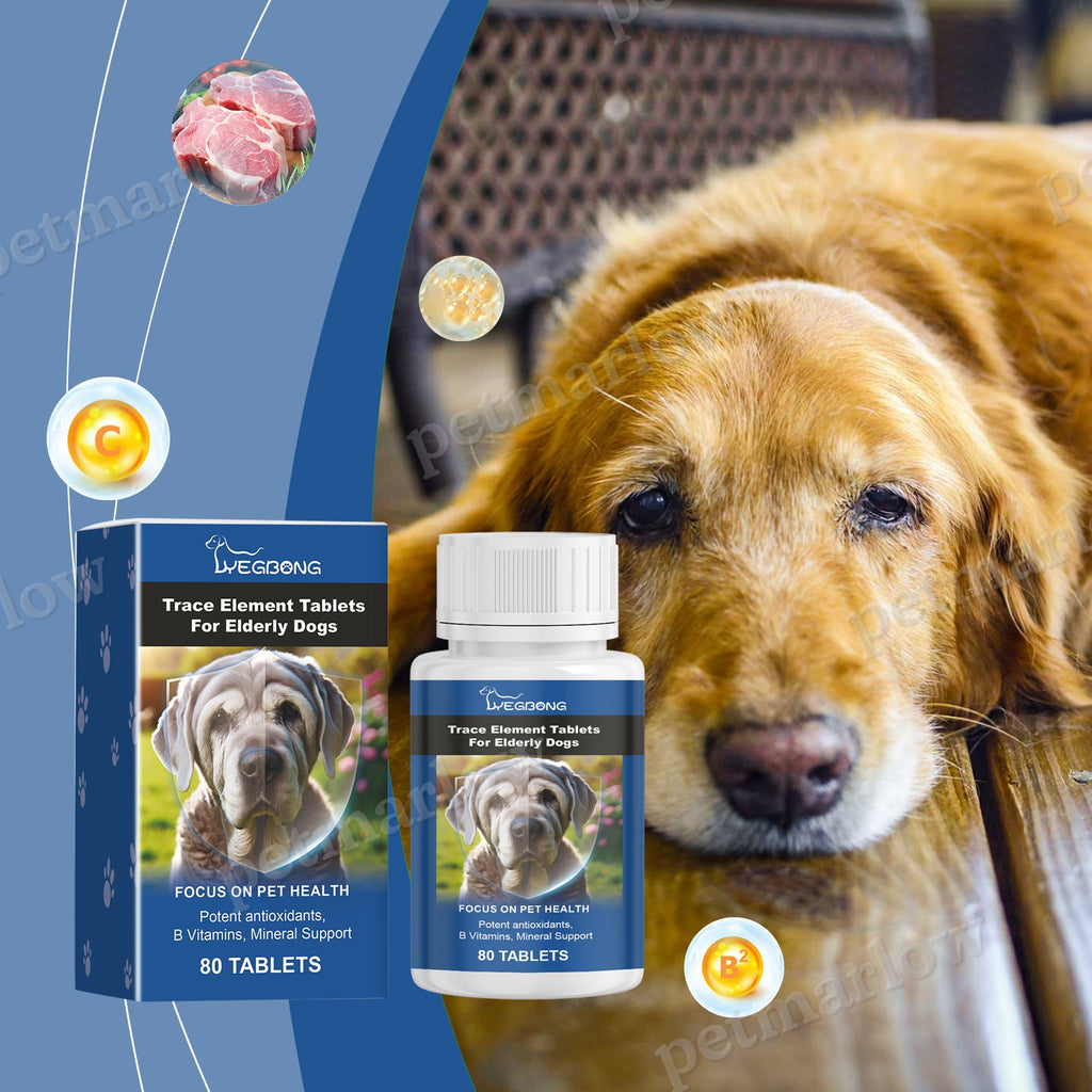 Trace Element Tablets for Senior Dogs, Multimineral Supplement – view 4
