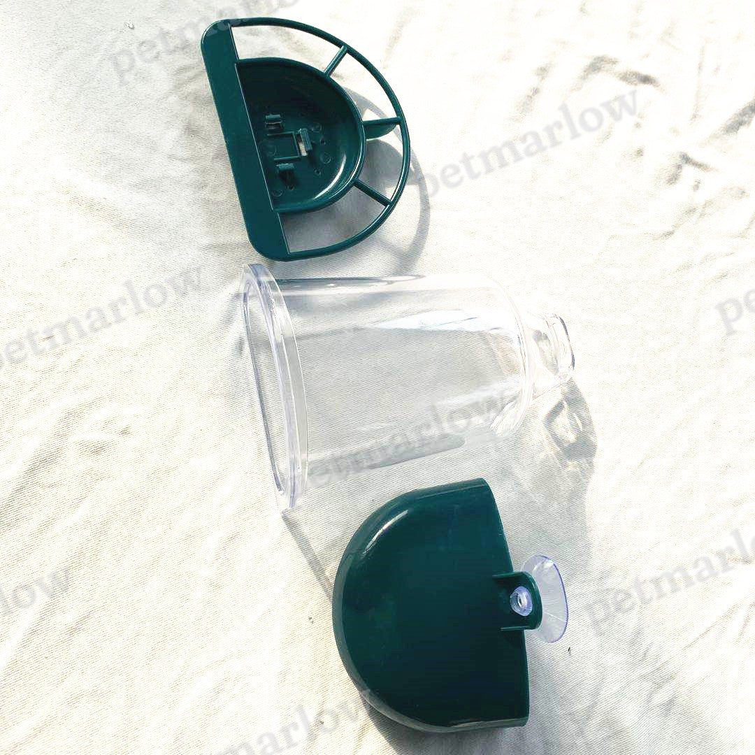 Transparent Hanging Plastic Bird Feeder With Detachable Waterproof Roof – view 5