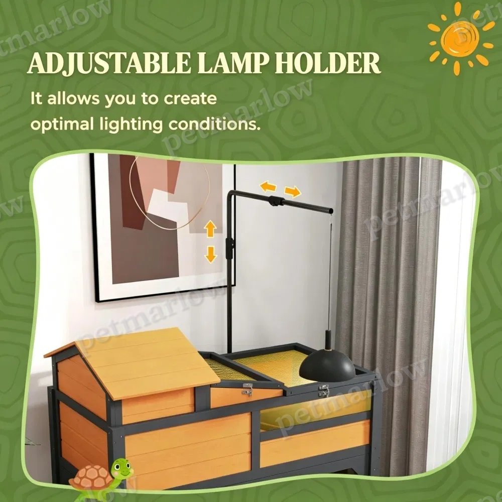 Turtle Cage with Adjustable Lamp Holder – view 4