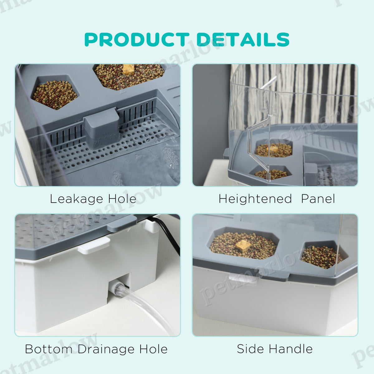 Turtle Tank Kit with Basking Platform and Filtration System – view 6