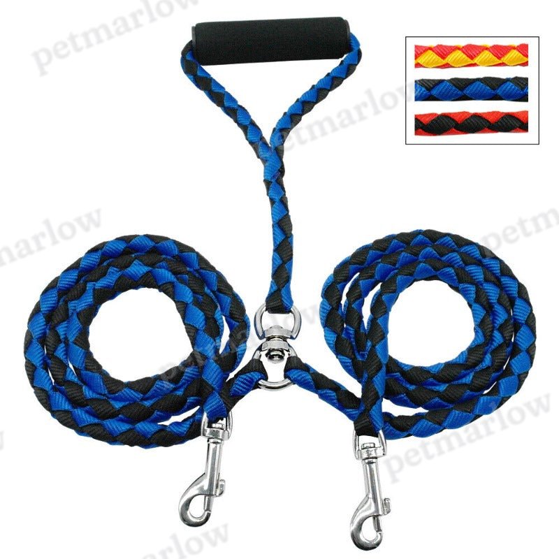 Two Dogs Nylon Tangle Free Dual Pet Dog Double Leash – view 5