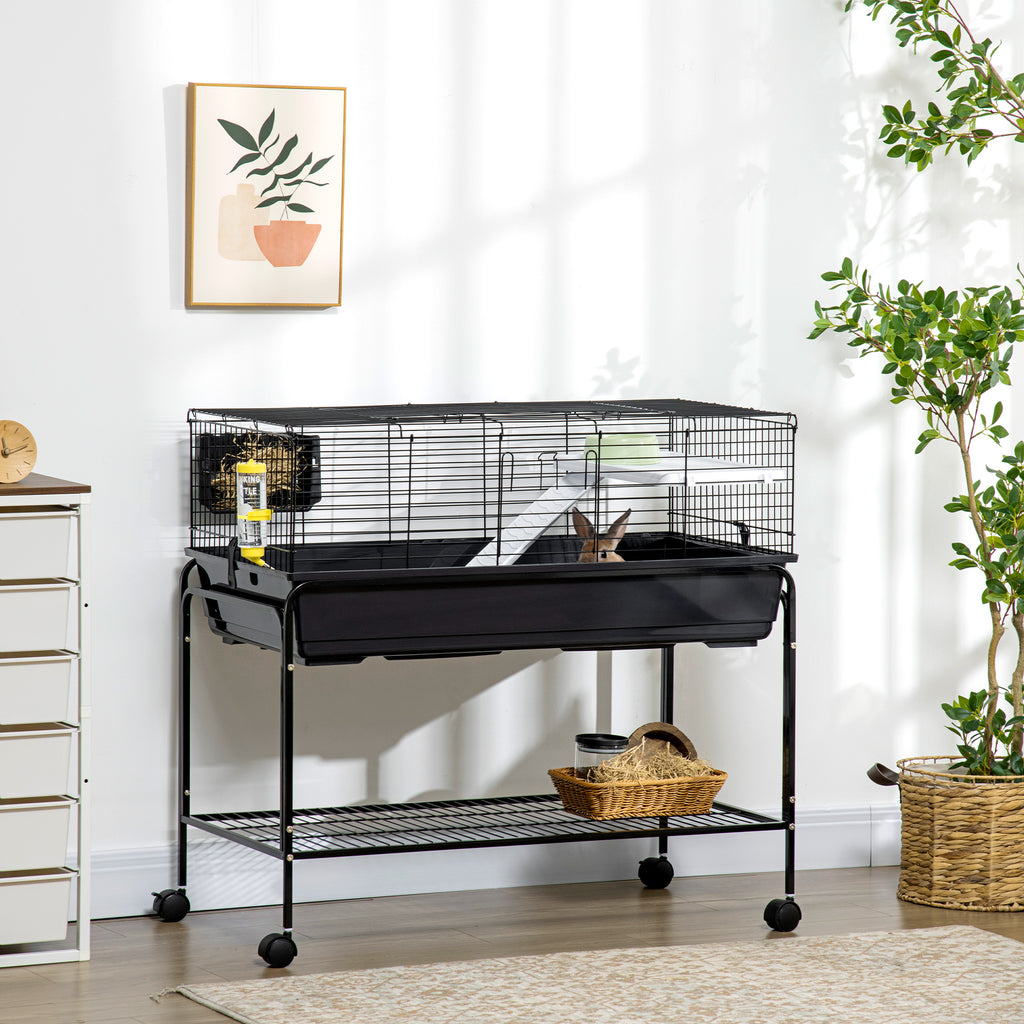 Two-Story Small Animal Cage with Removable Stand