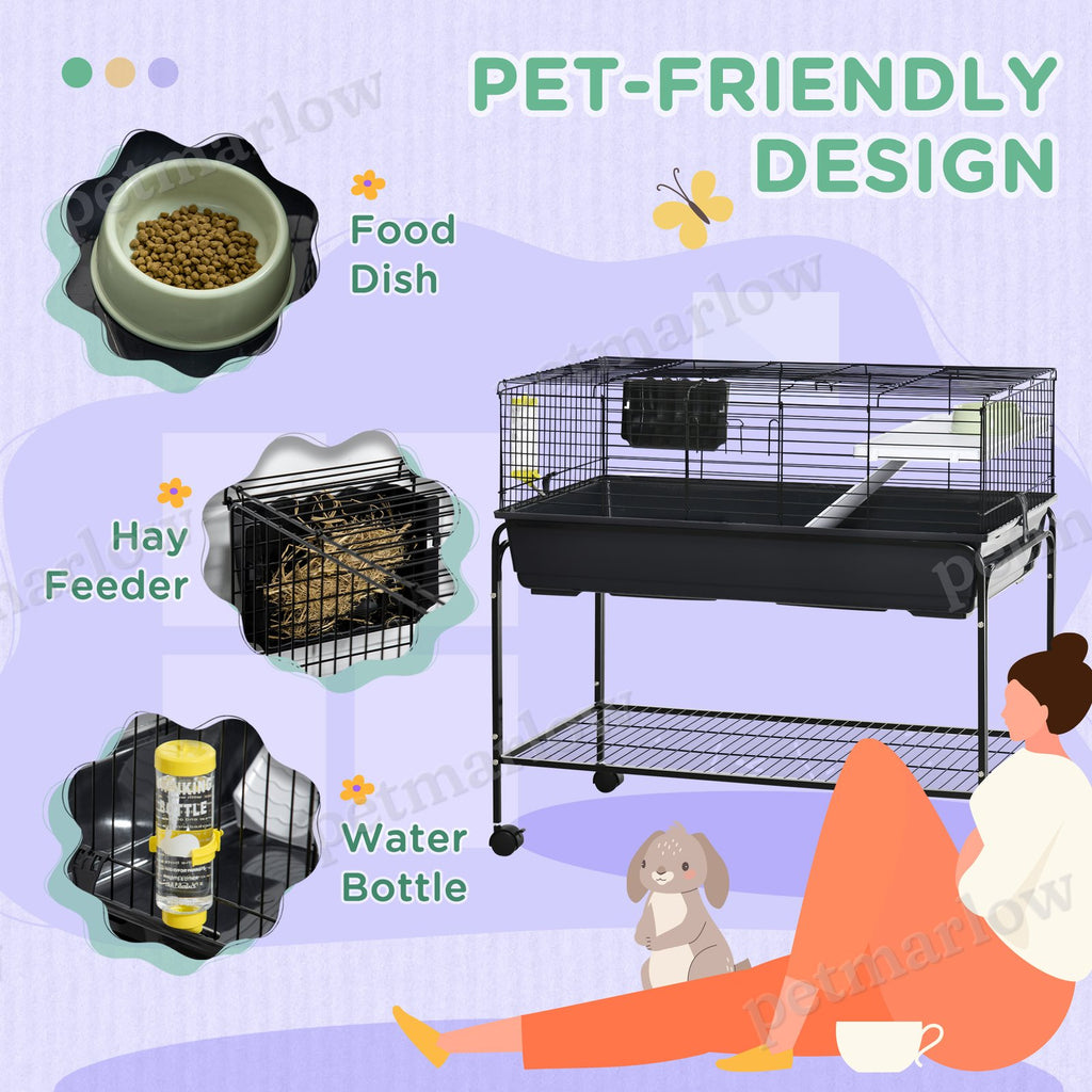 Two-Story Small Animal Cage with Removable Stand – view 4