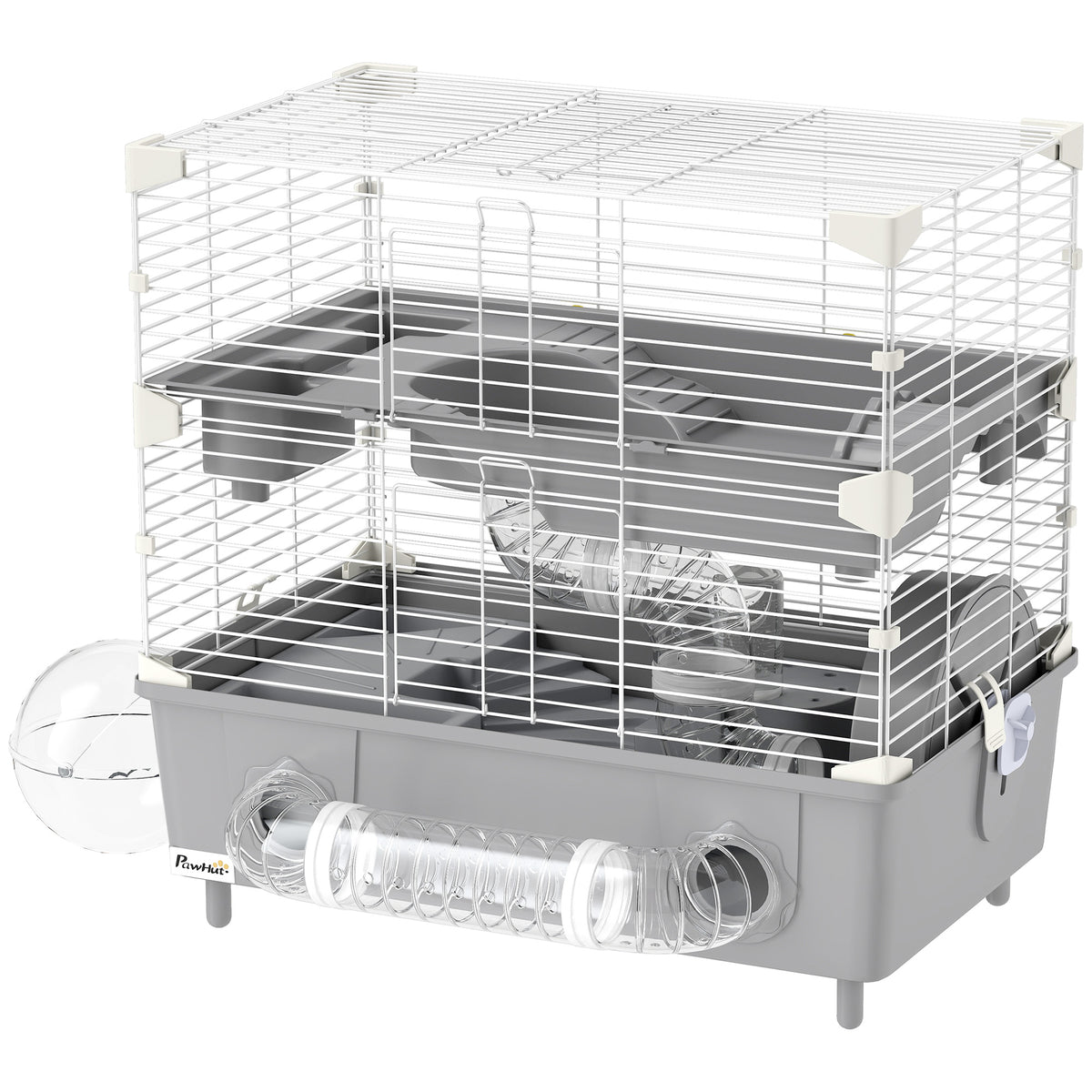 Two-Tier Hamster Cage with Accessories for Dwarf Hamsters – view 2