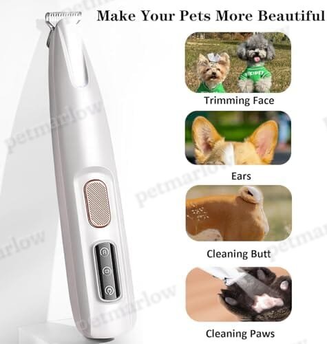 Ultra Quiet Rechargeable Clipper with LED Light – view 2