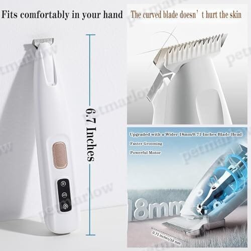 Ultra Quiet Rechargeable Clipper with LED Light – view 5