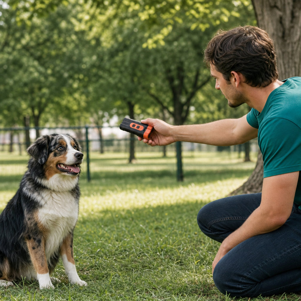Ultrasonic Dog Bark Control Device – Portable & Rechargeable