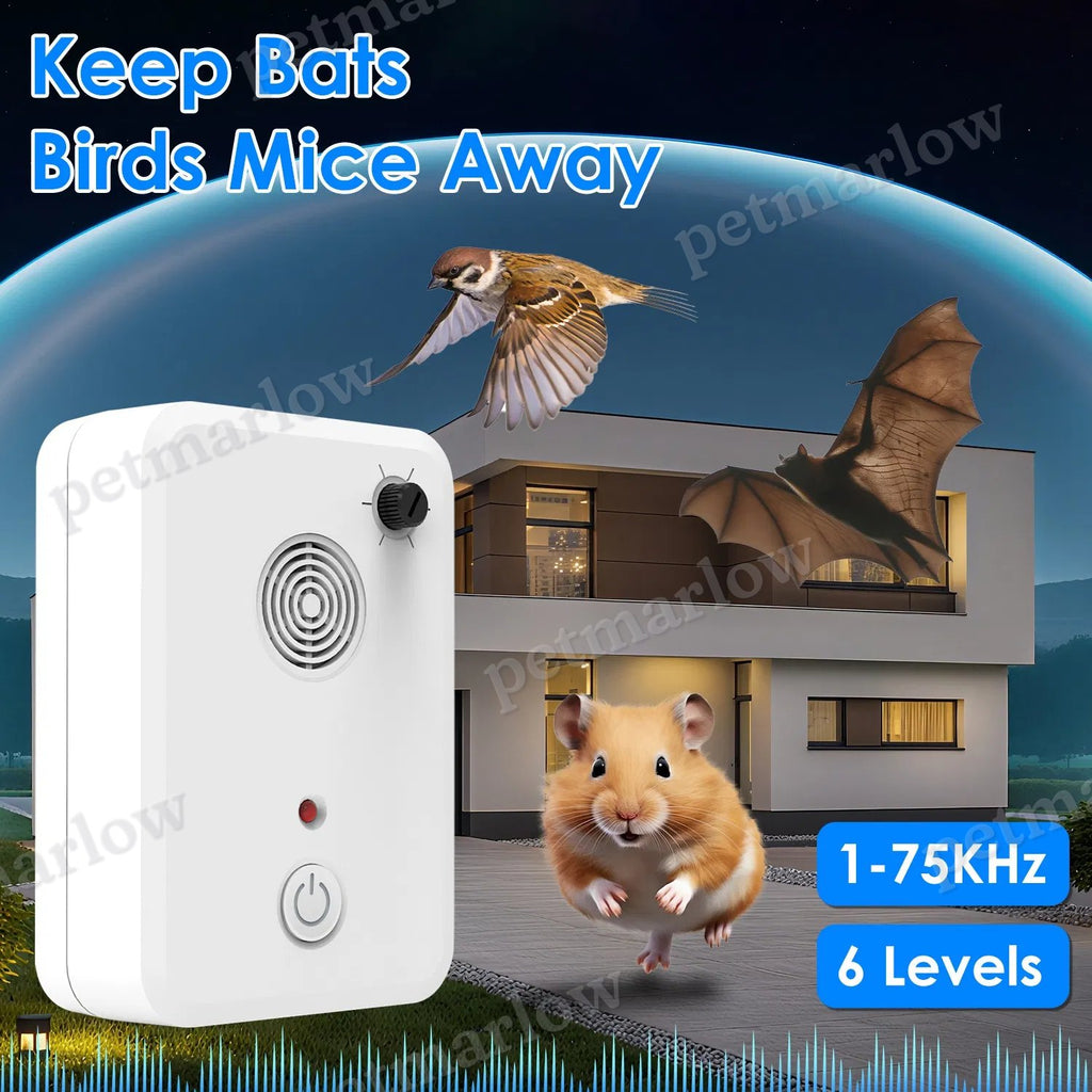 Ultrasonic Pest Repeller for Bats, Birds, and Mice – view 4