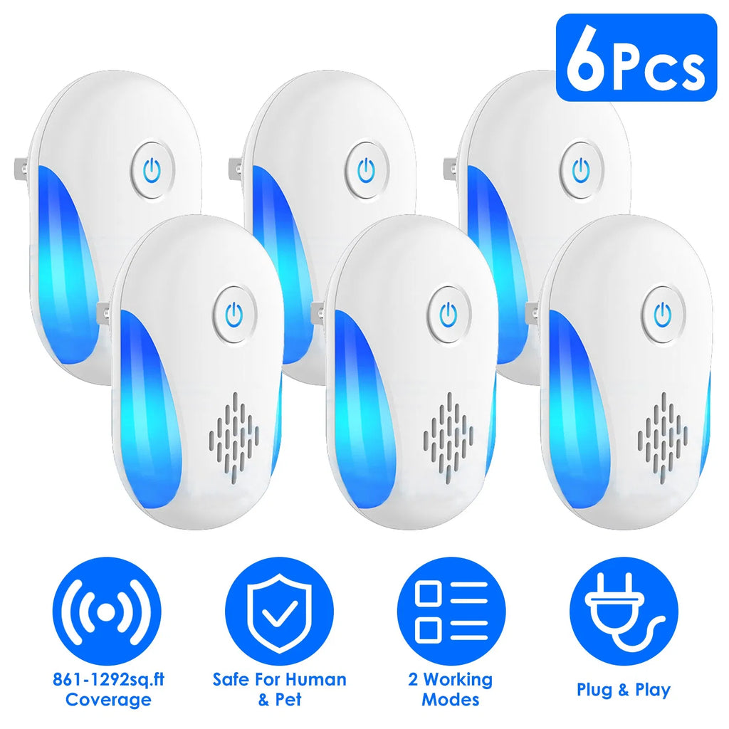 Ultrasonic Pest Repeller - Safe, Chemical-Free Pest Control