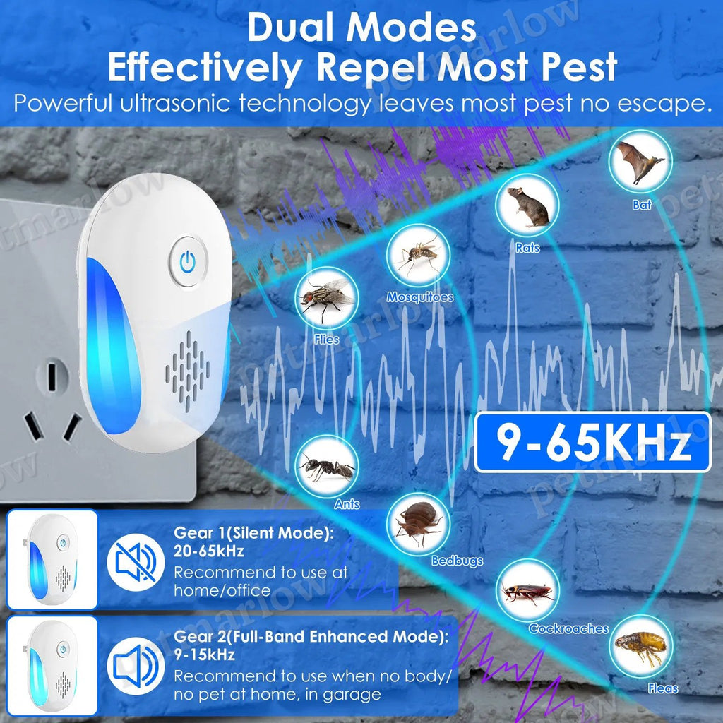 Ultrasonic Pest Repeller - Safe, Chemical-Free Pest Control – view 3
