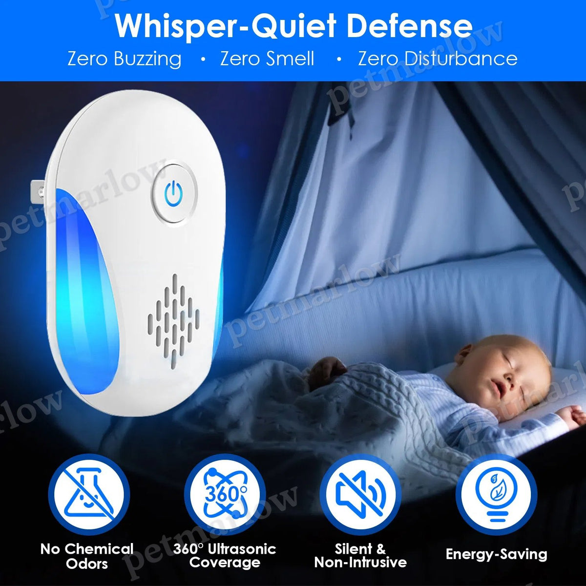 Ultrasonic Pest Repeller - Safe, Chemical-Free Pest Control – view 4