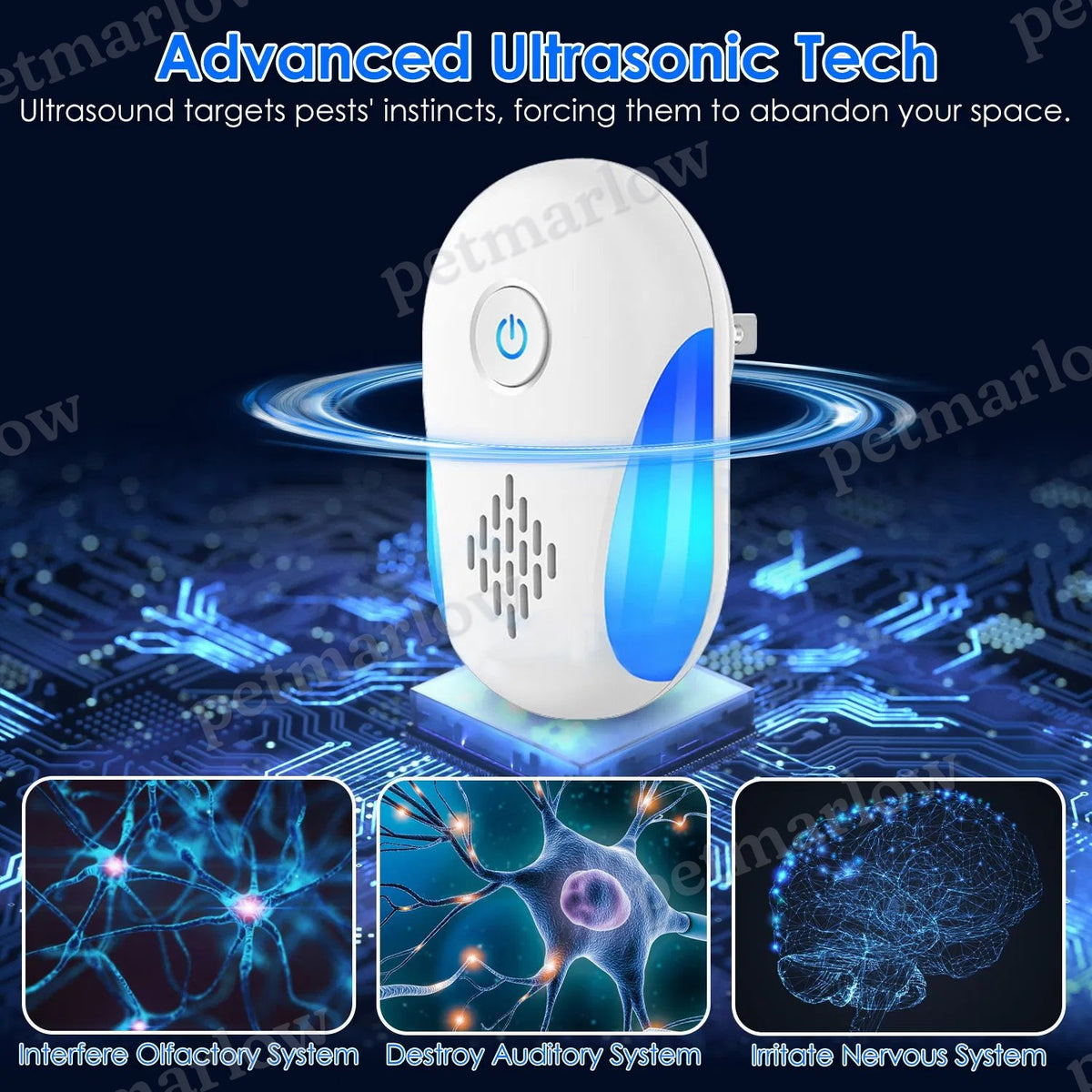 Ultrasonic Pest Repeller - Safe, Chemical-Free Pest Control – view 6