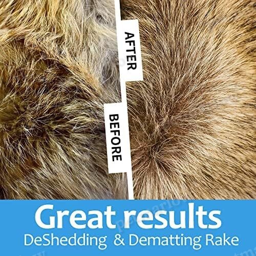 Undercoat Rake and Deshedding Tool for Dogs and Cats – view 3