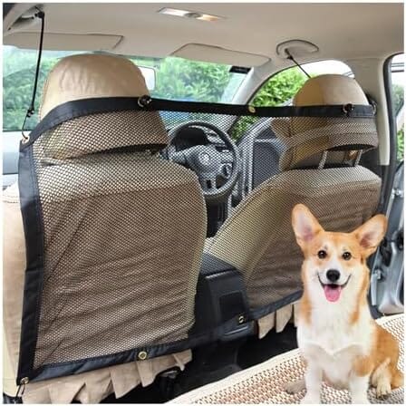 Universal Auto Back Seat Safety Fence Divider for Pet