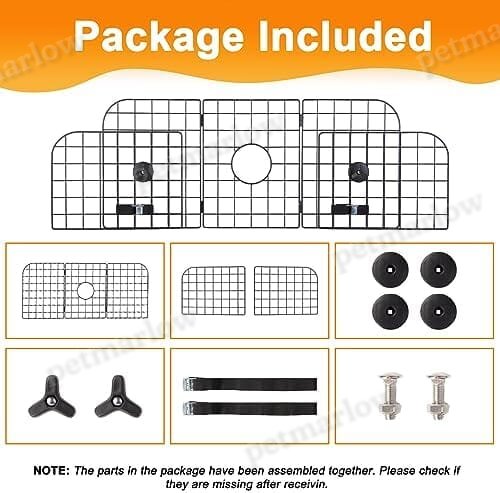 Universal Fit Adjustable Heavy-Duty Pet SUV Divider Gate with Metal Mesh for Safety Driving Travel Accessories – view 6