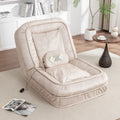 Upholstered Dog Bed with Adjustable Backrest and Massage Pillow