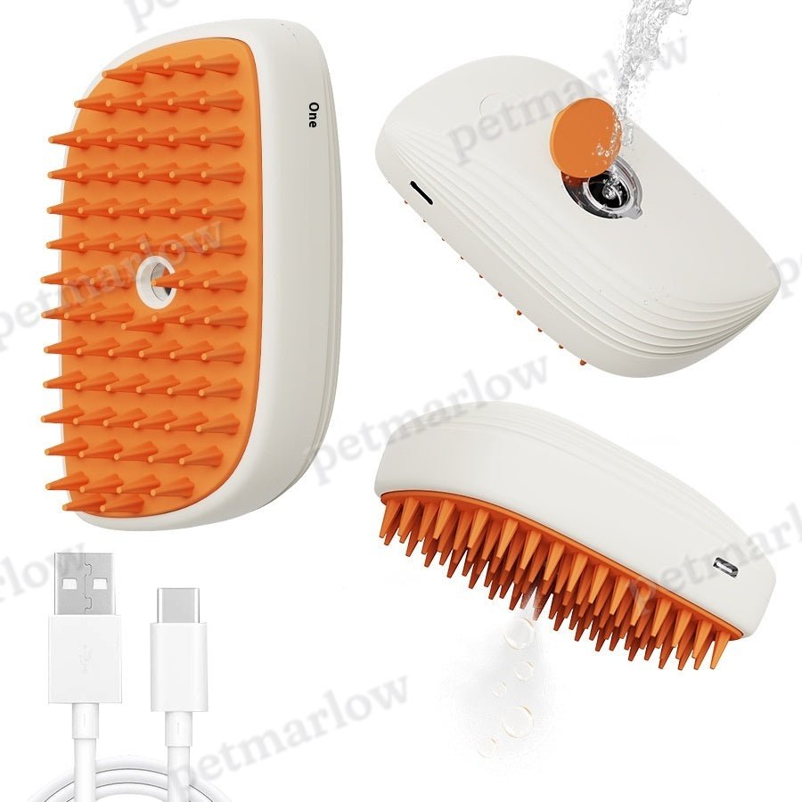 USB Rechargeable Pets Steam Brush Spray Massage Comb Pet Grooming Tools Cat Steam Comb Pet Products – view 4