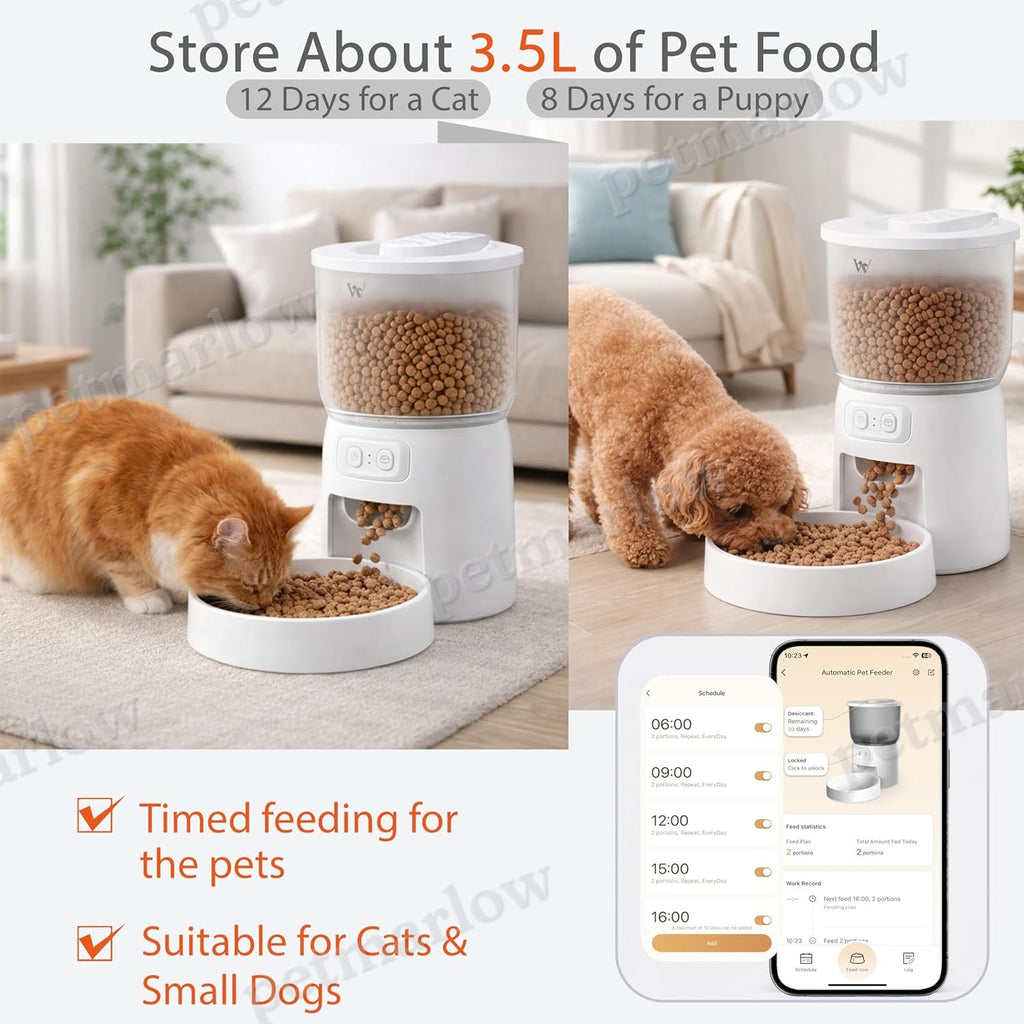 Wi-Fi Automatic Cat Feeder with App Control – view 2