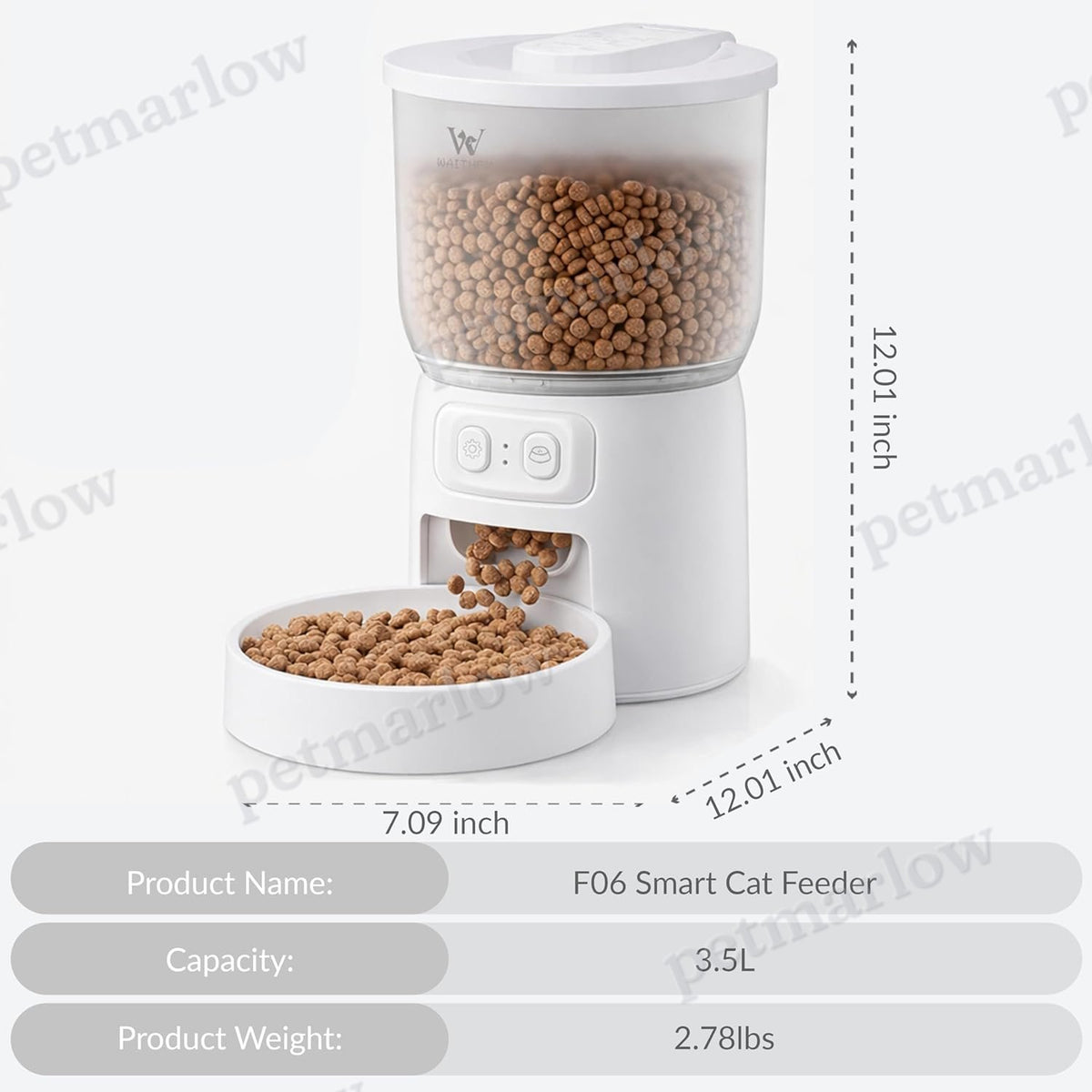 Wi-Fi Automatic Cat Feeder with App Control – view 3