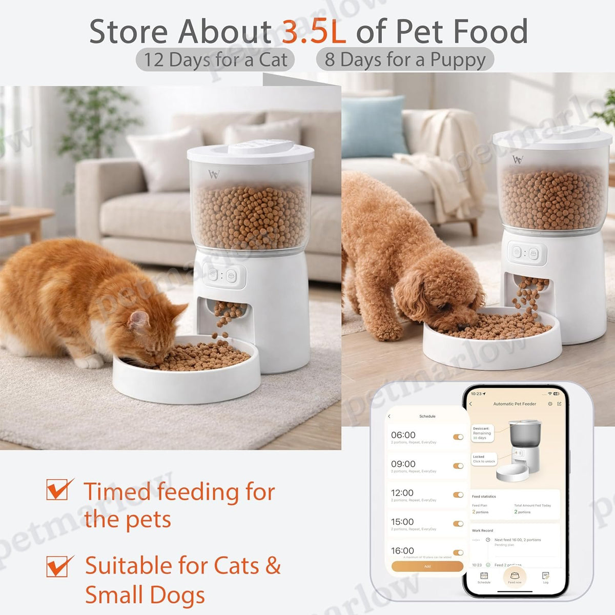 Wi-Fi Automatic Cat Feeder with App Control – view 5