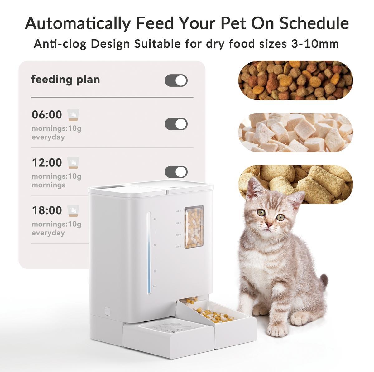 WiFi Automatic Pet Feeder and Waterer Set
