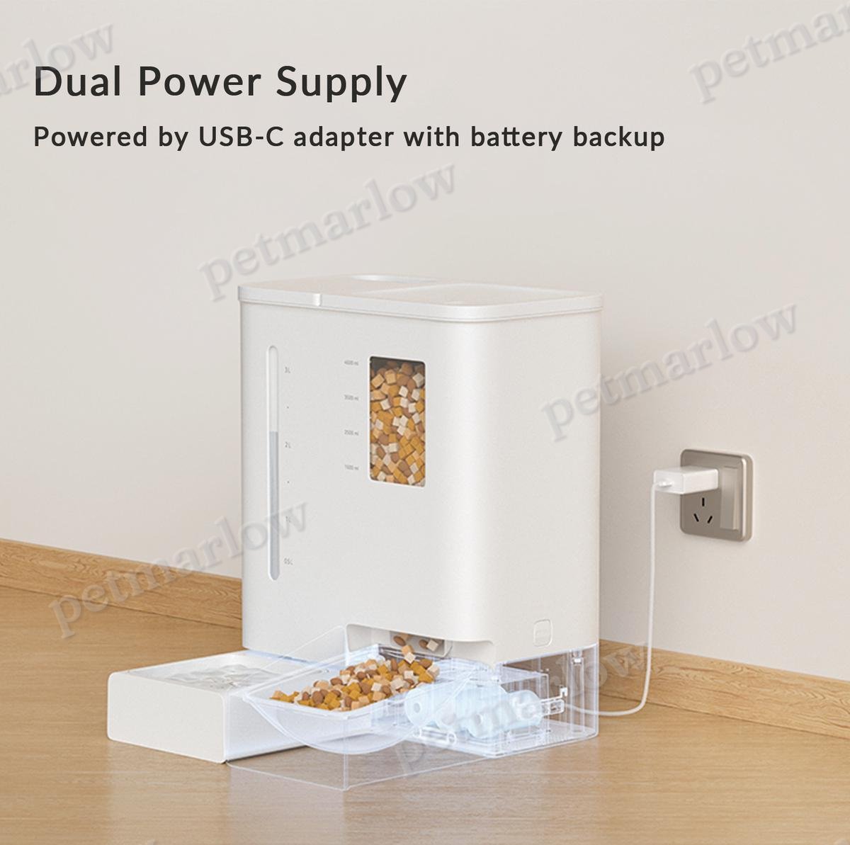 WiFi Automatic Pet Feeder and Waterer Set – view 5