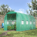Walk-In Tunnel Hoop Greenhouse for Plants – Green