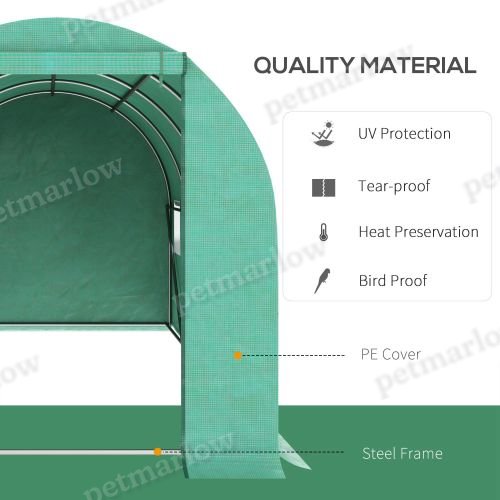Walk-In Tunnel Hoop Greenhouse for Plants – view 6