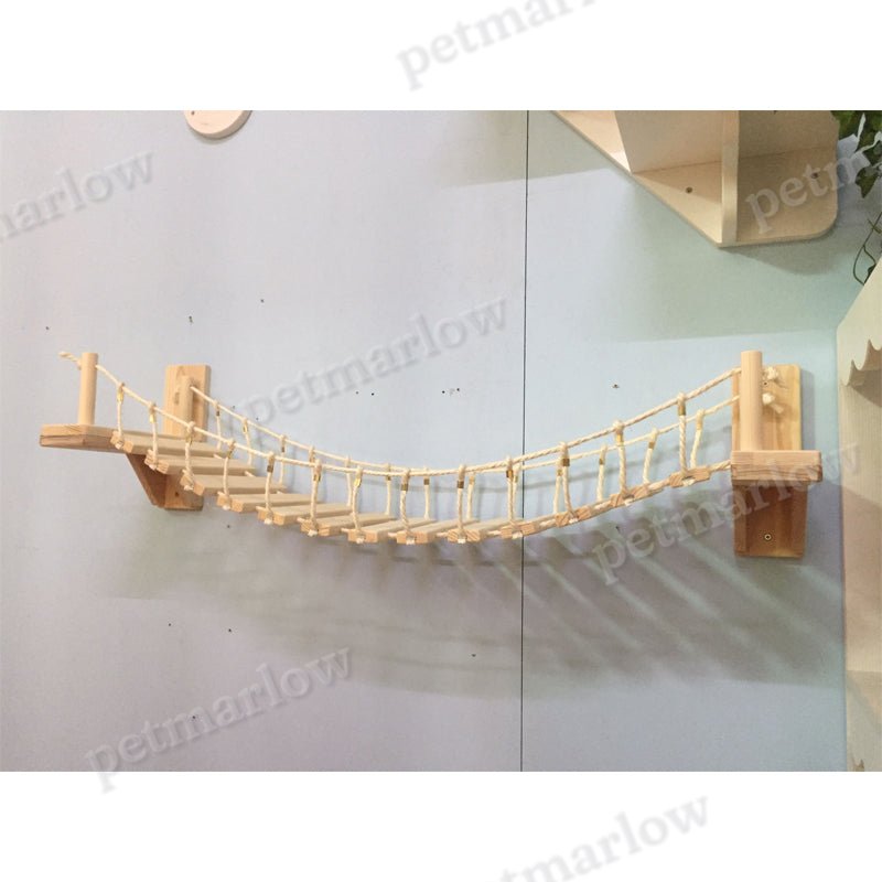 Wall-Mounted Pine Cat Furniture Staircase – view 3