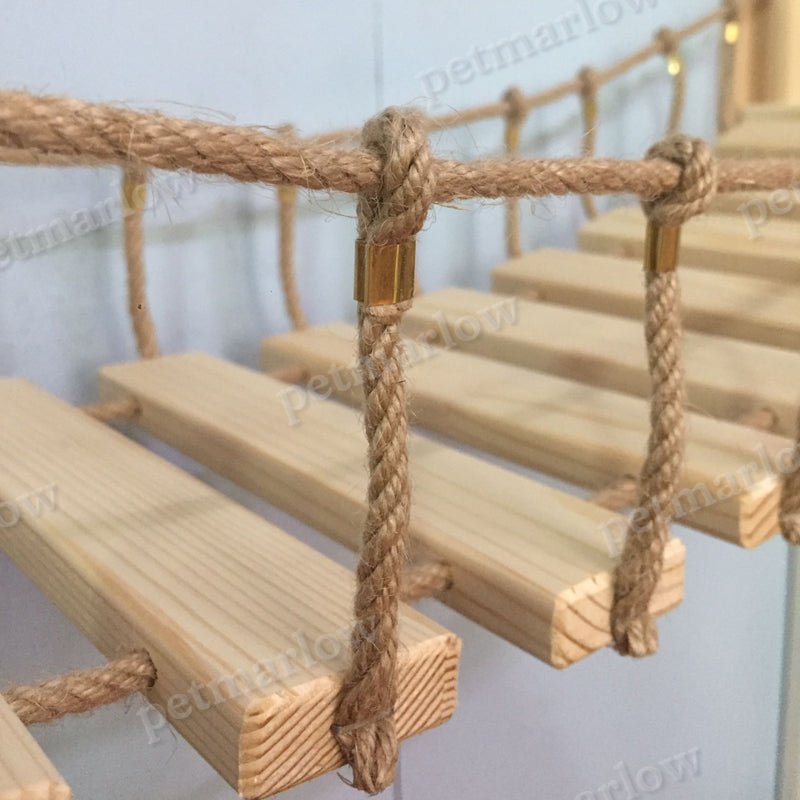 Wall-Mounted Pine Cat Furniture Staircase – view 4