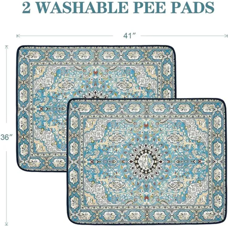 Washable Dog Pee Pads, Reusable 2 Pack for Training – 2PCS