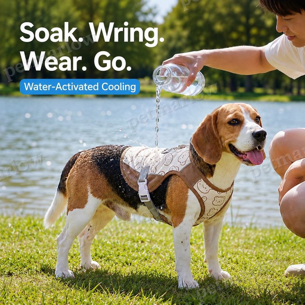 Water-Activated Cooling & Breathable Mesh Dog Vest – view 3