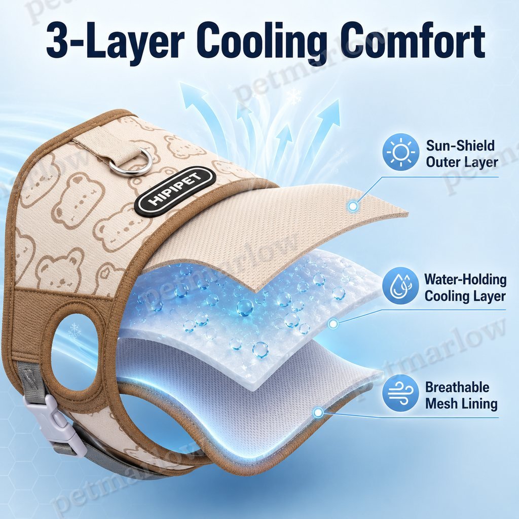 Water-Activated Cooling & Breathable Mesh Dog Vest – view 5