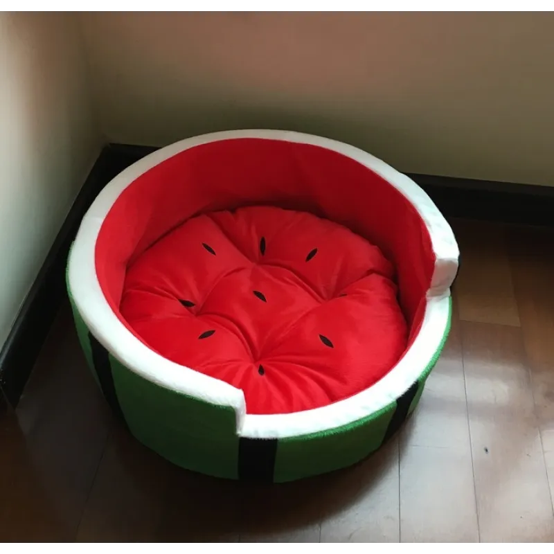 Watermelon Design Dog Bed for Comfort and Relaxation – Watermelon Patch / S