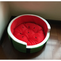 Watermelon Design Dog Bed for Comfort and Relaxation – Watermelon Patch / S