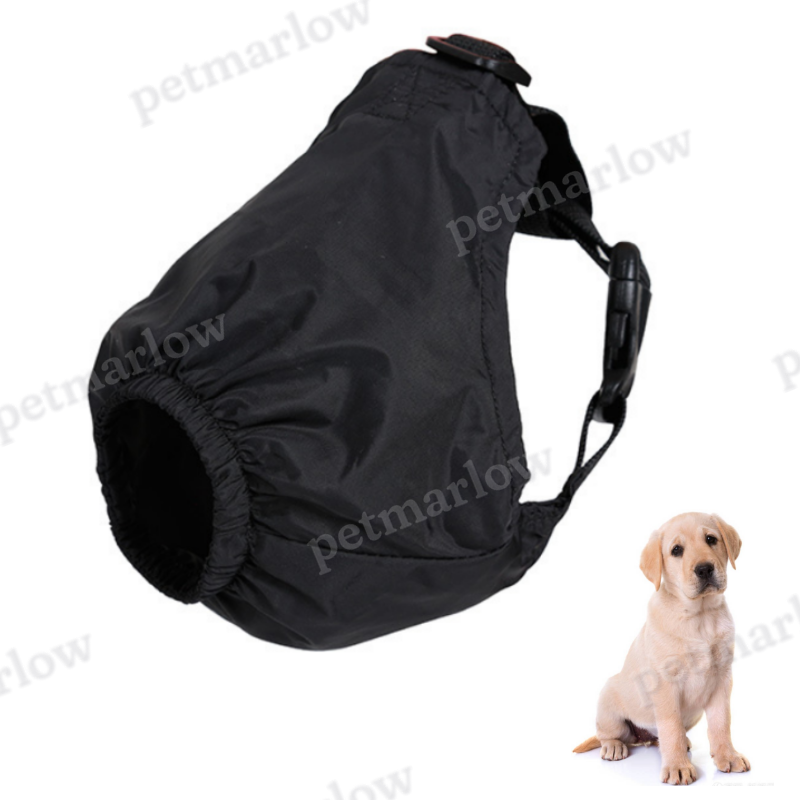 Waterproof Dog Calming Hat Eye Mask Nylon Shading Pet Anxiety Mask Muzzle – view 3