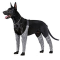 Waterproof Dog Recovery Sleeves for Front and Back Legs – Black / XS