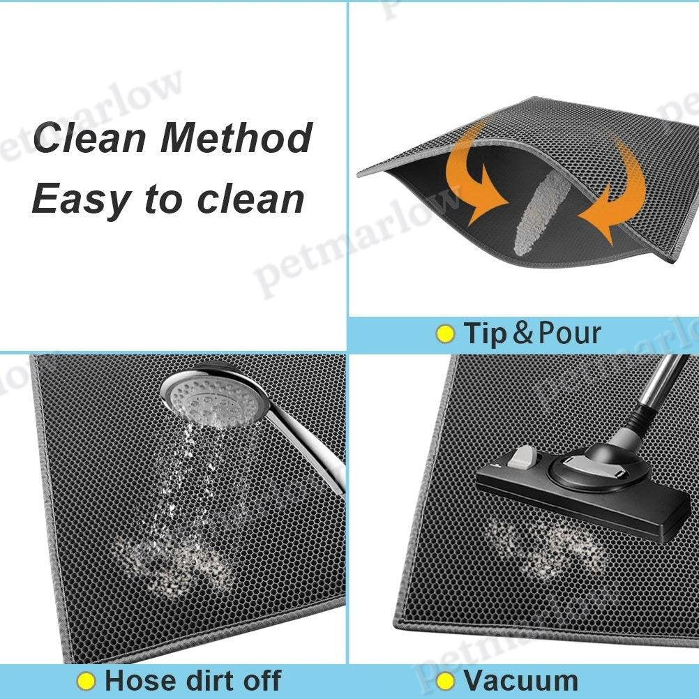 Waterproof Double Layer Cat Litter Mat – view 2