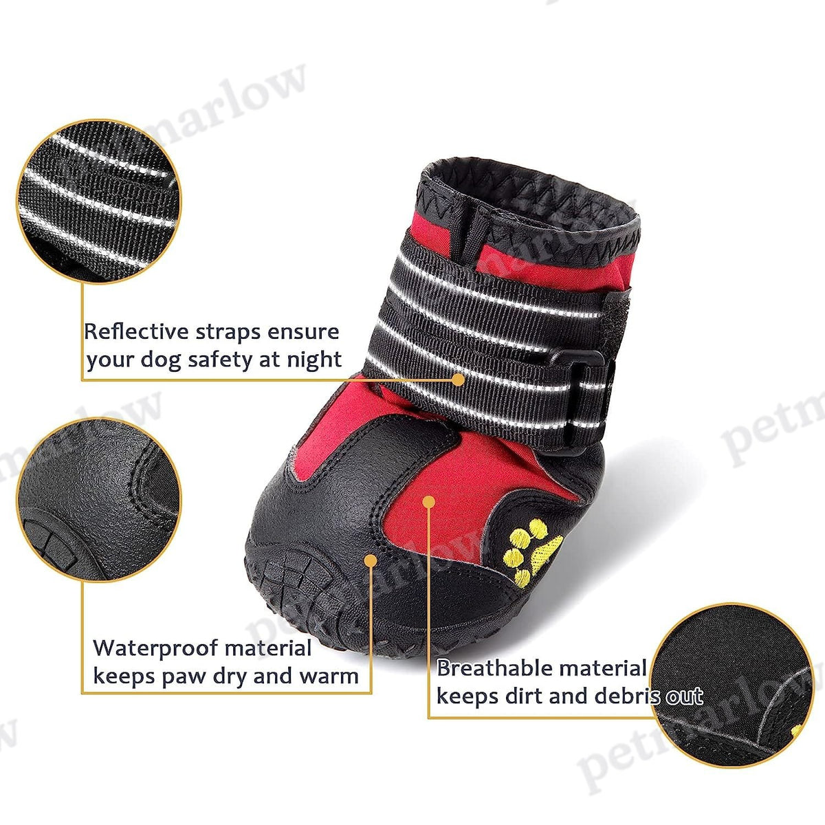 Waterproof Outdoor Dog Boots – view 6