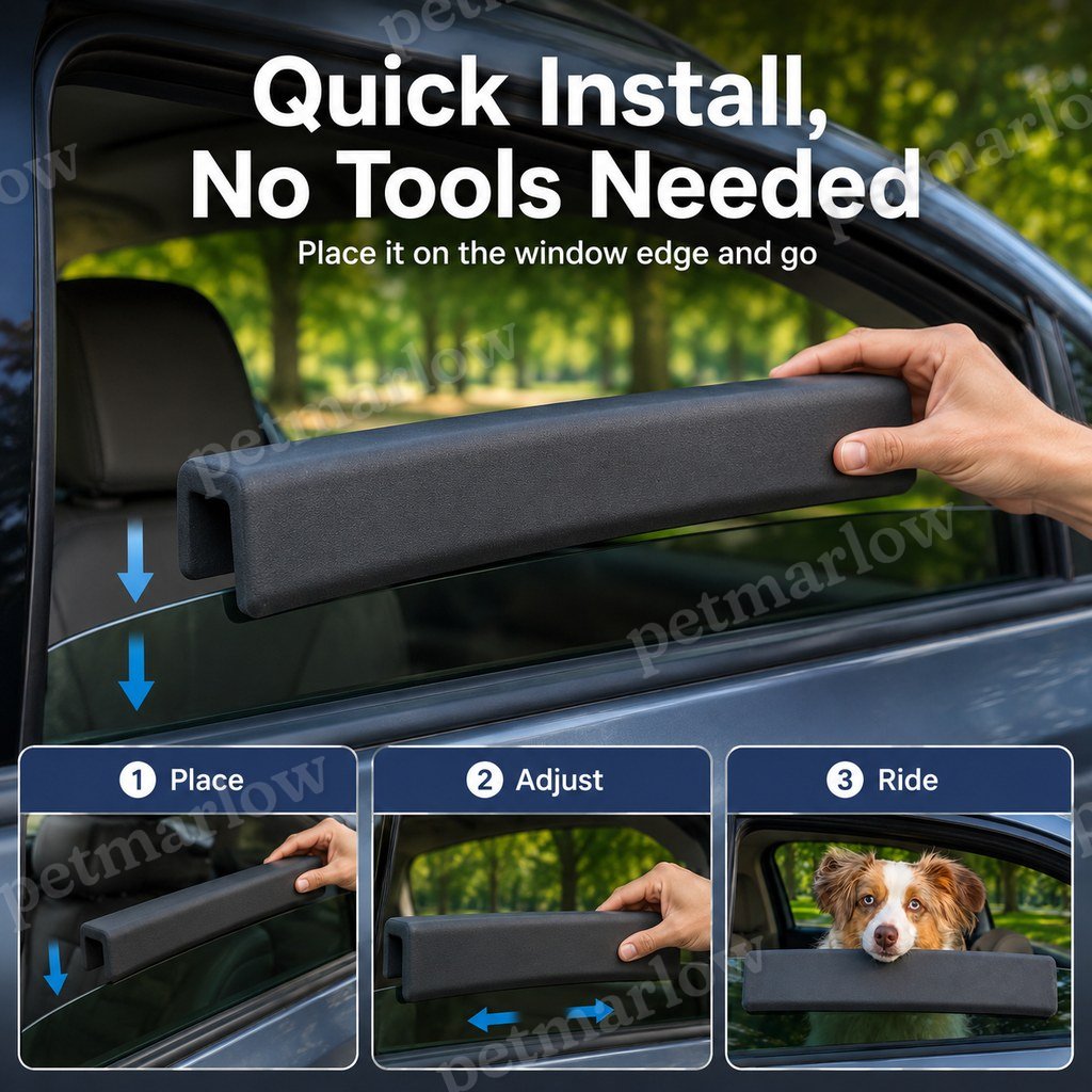 Waterproof Padded Dog Car Window Cushion – view 5