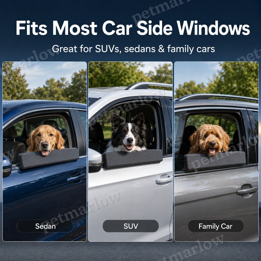 Waterproof Padded Dog Car Window Cushion – view 6