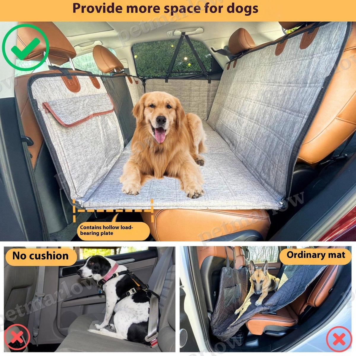 Waterproof Rear Seat Dog Car Seat Cover – view 5