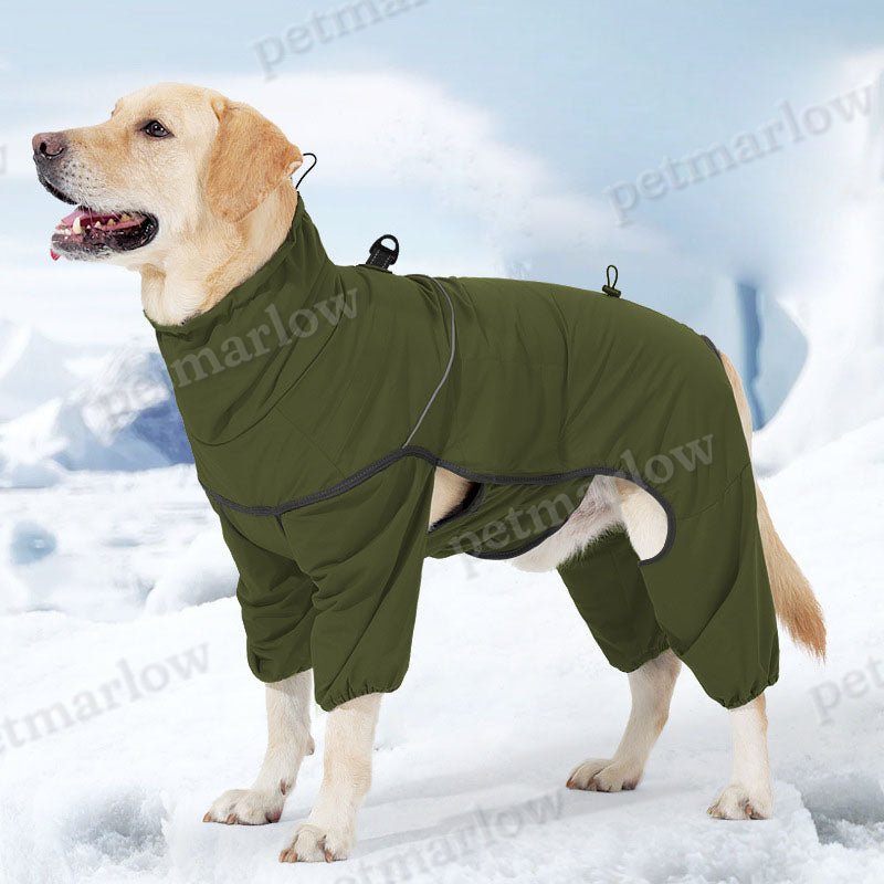 Waterproof Winter Dog Coat – Warm Cotton Dog Jacket – view 3