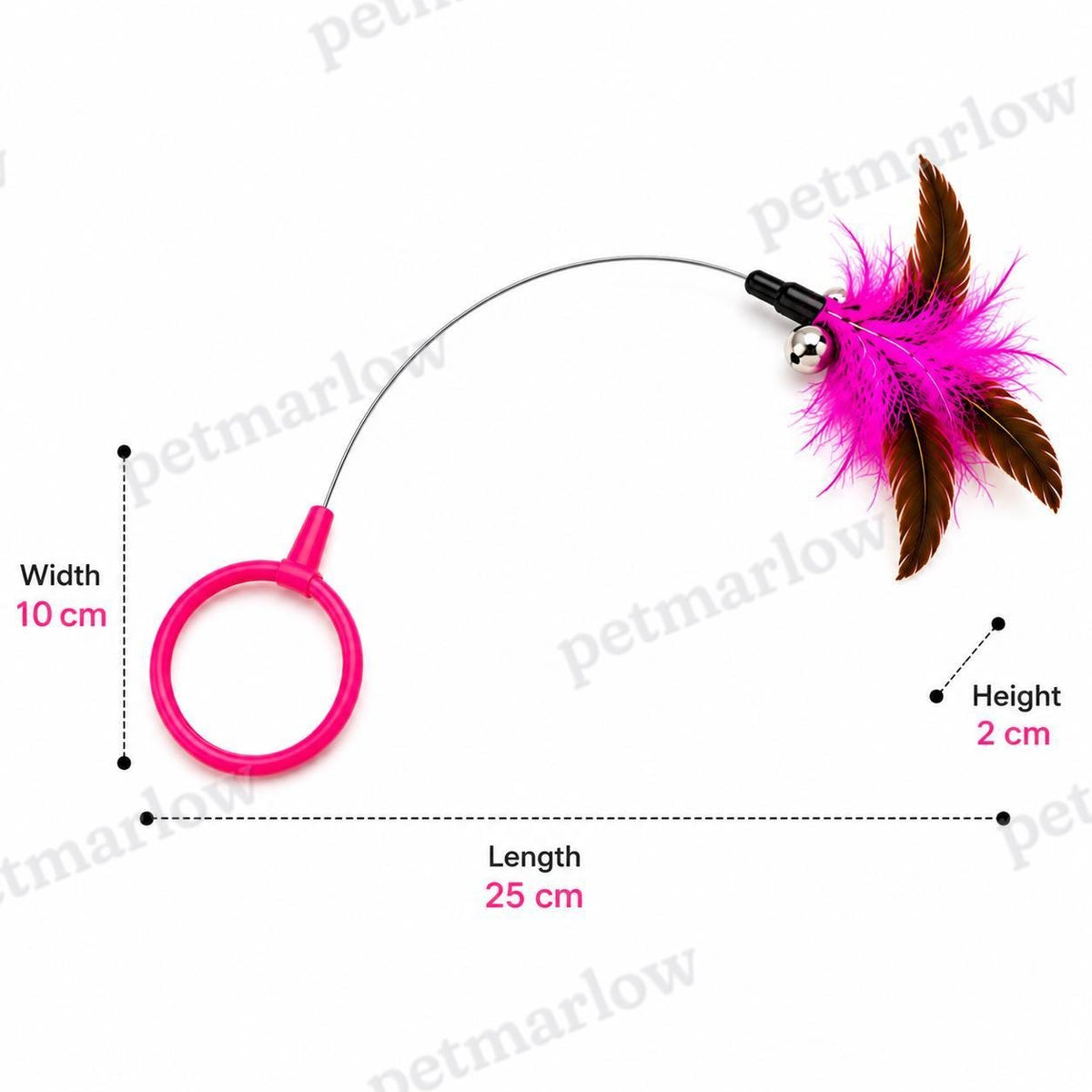 Wearable Cat Feather Collar Toy – view 6