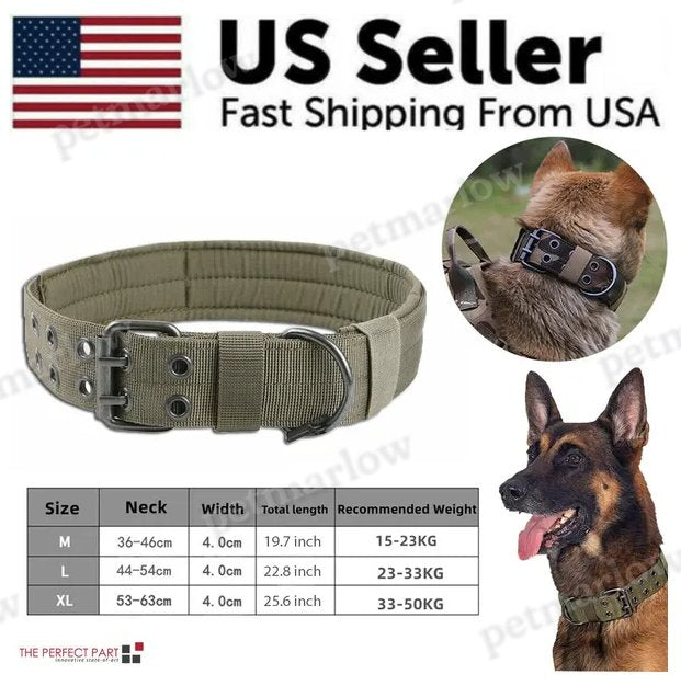 Tactical Heavy Duty Dog Collar for Strong Support – view 4