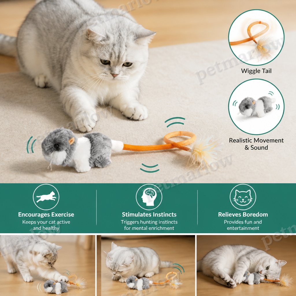 Wiggle Tail Mouse Cat Toy – view 3